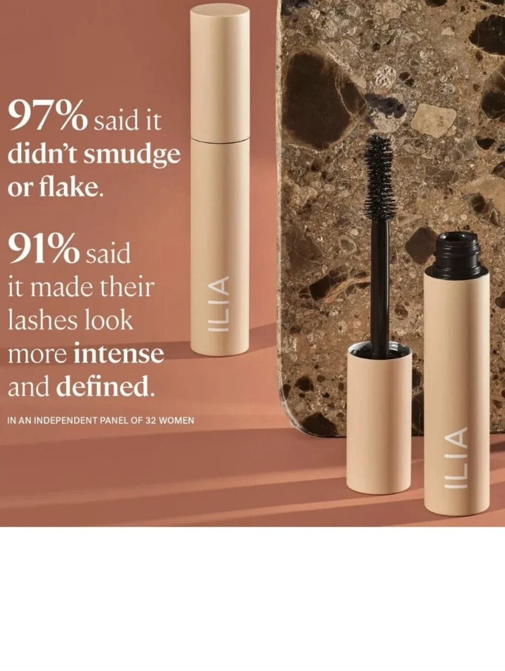 ILIA Fullest Volumizing Mascara: Black, 9.5ml (Full Size), NIB